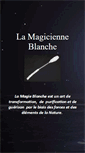 Mobile Screenshot of lamagicienneblanche.com